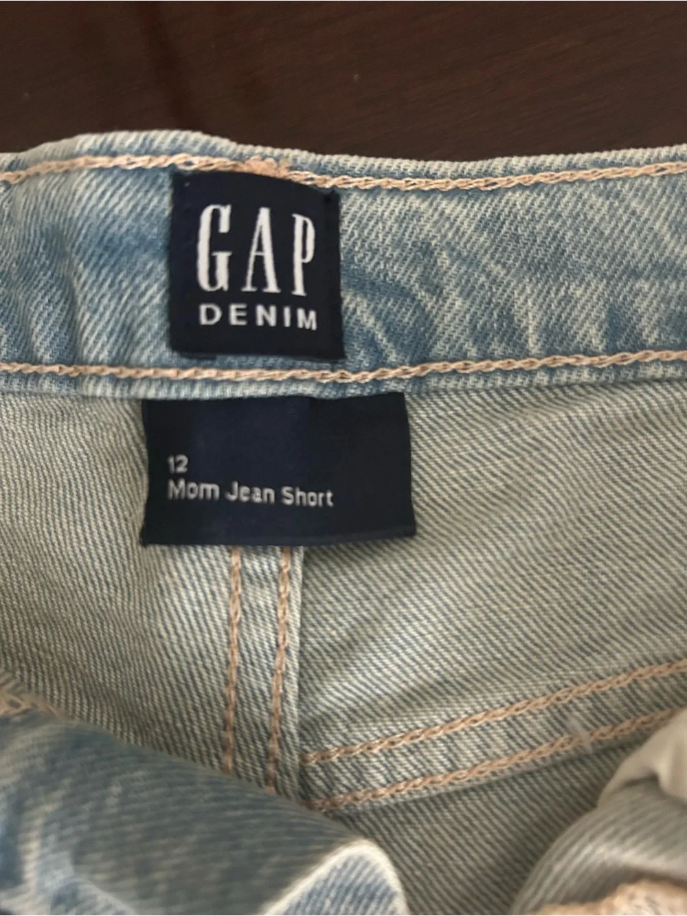 Set of 2 Gap Kids Dark Blue and Light Blue Denim Shorts NWT Sz 12